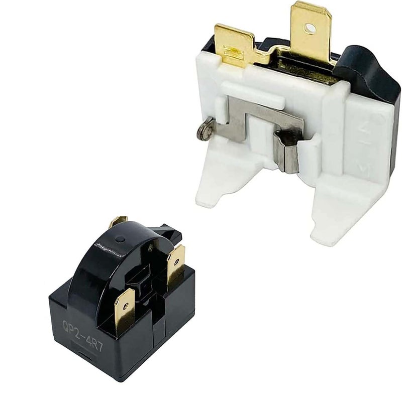 Corinth QP2-4R7 4.7 Ohm 3-Pin PTC Starter/Start Relay and Overload Kit Compatible with Mini Fridges Beverage & Wine Beer Coolers/Deep Freezers/Beer Wine Refrigerators Compressor Parts - Image 1